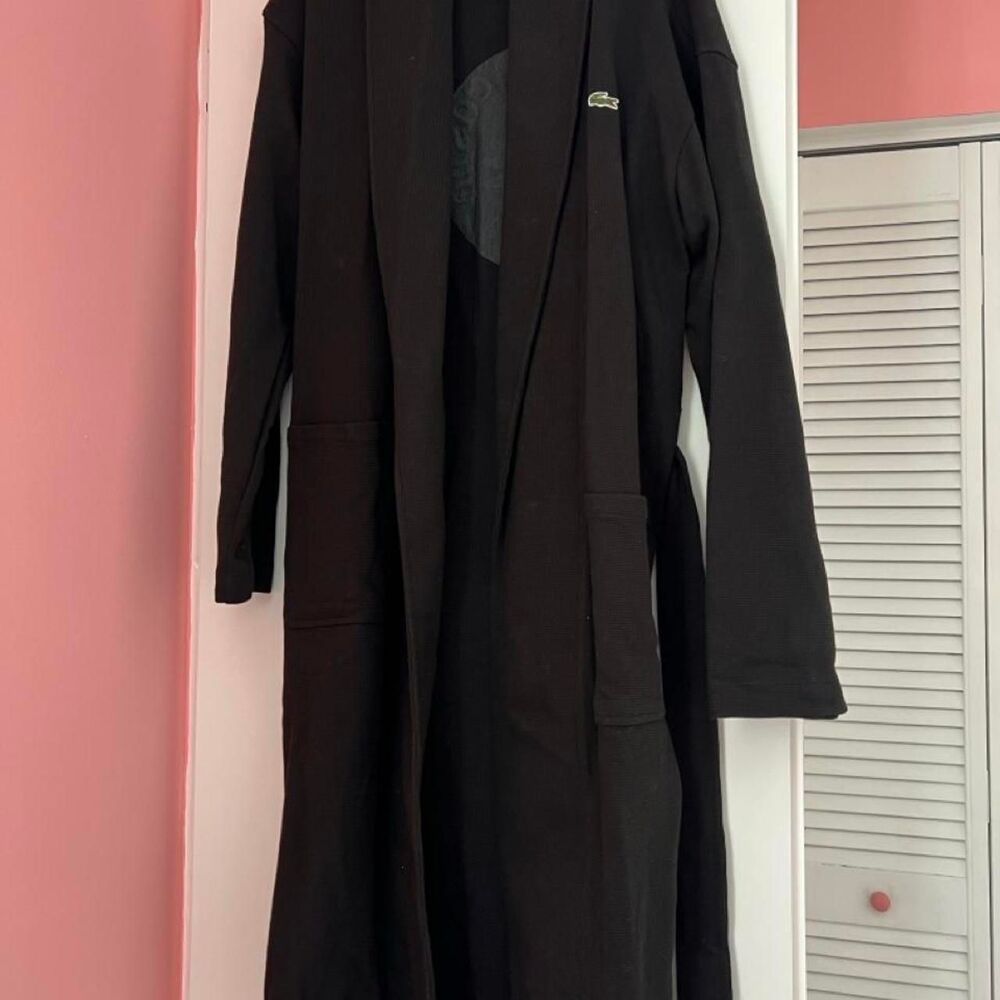 Lacoste Men's Black Robe